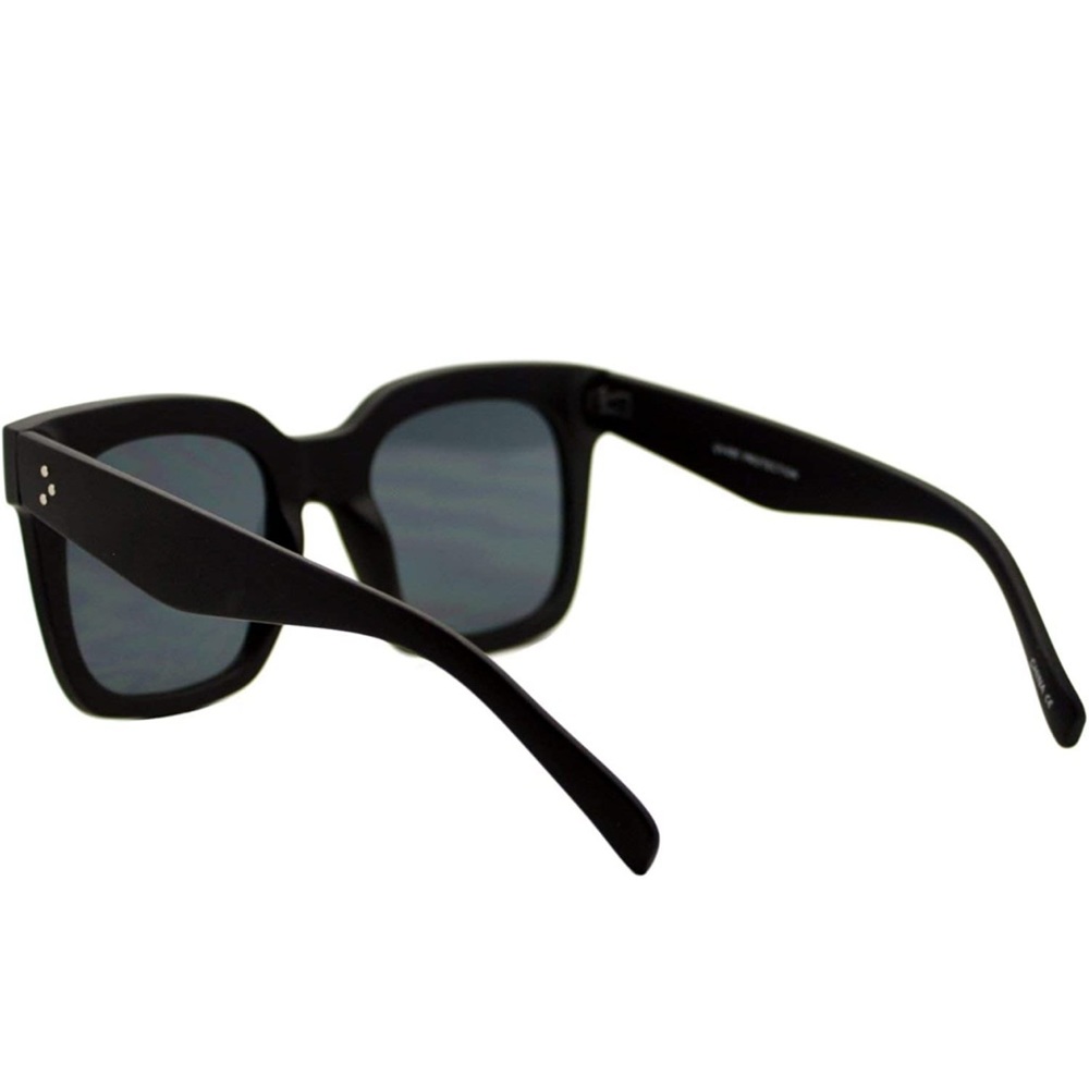 NWT Oversized Fashion Sunglasses Big Flat Square Frame UV 400 - Picture 3 of 11